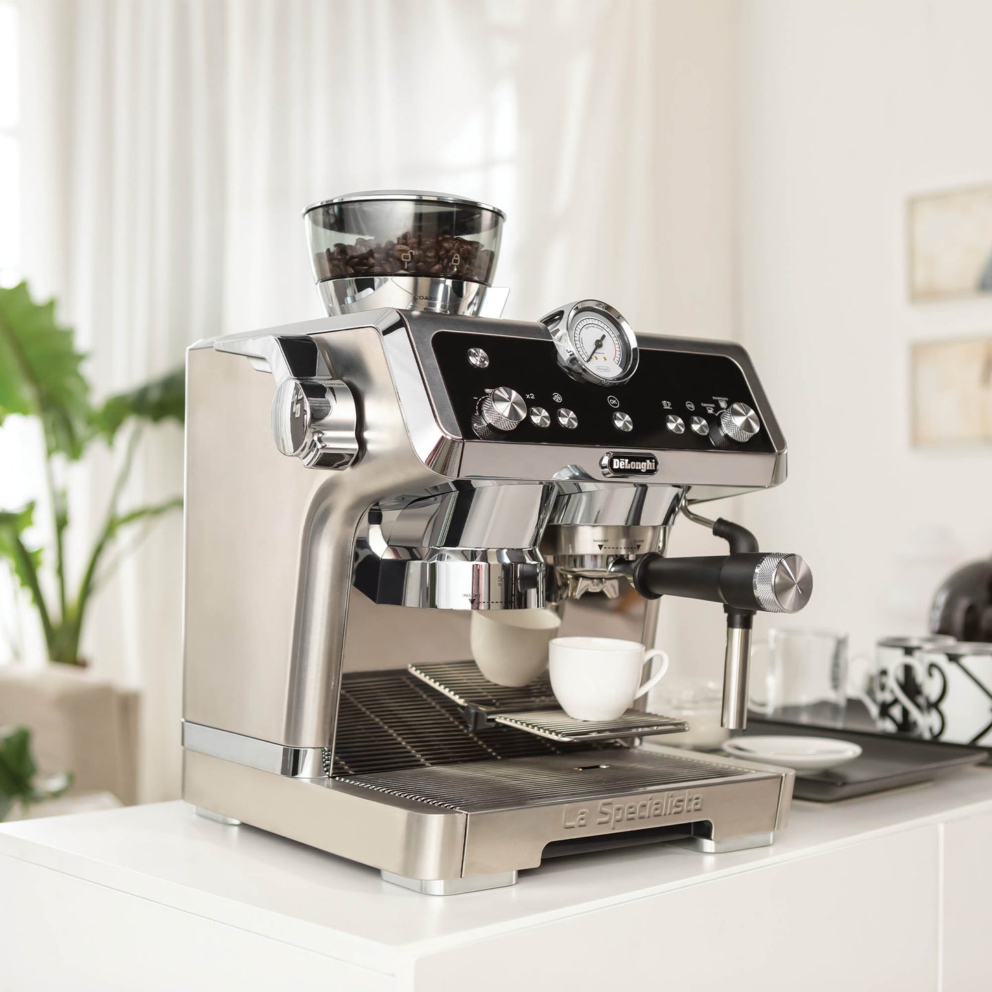 De’Longhi La Specialista Opera Bean to Cup Manual Coffee Machine with HomeCafe Kit - BrewMaster's Elite