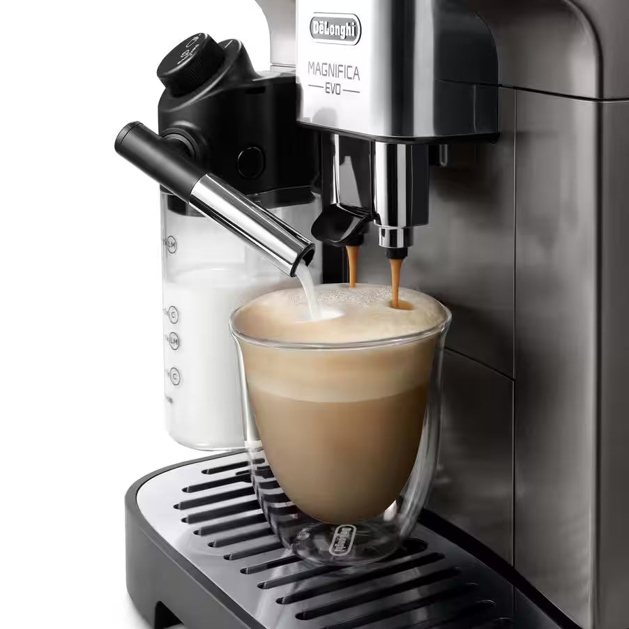 De'Longhi Magnifica Evo Milk Bean-to-Cup Automatic Coffee Machine - BrewMaster's Elite