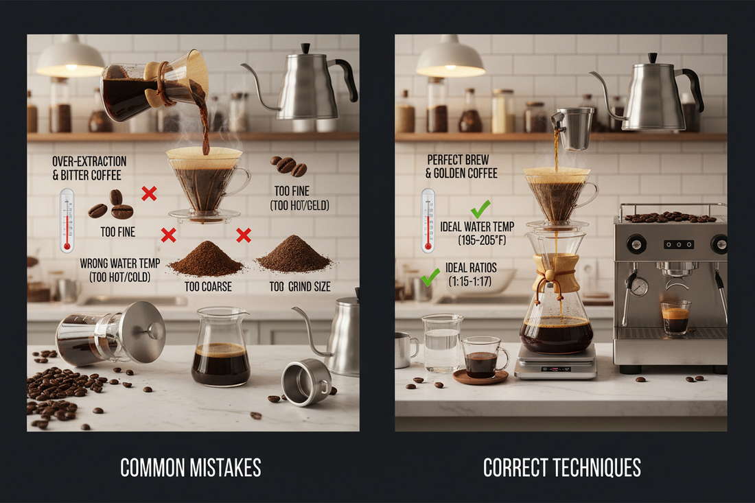 Common Coffee Brewing Mistakes & How To Fix Them