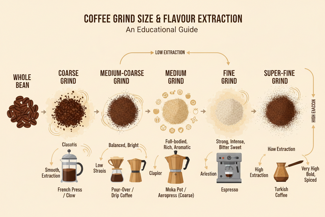 How Grind Size Changes Coffee Flavour