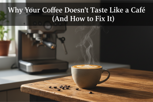 Why Your Coffee Doesn't Taste Like a Café (And How to Fix It)