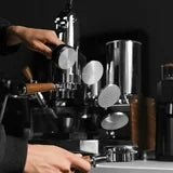 Calibrated Espresso Tamper 30lbs with Sound Feedback Espresso Tamper Set Comes with Three Additional Bases and A Replacement 20lbs Spring T6175T-OS - BrewMaster's Elite