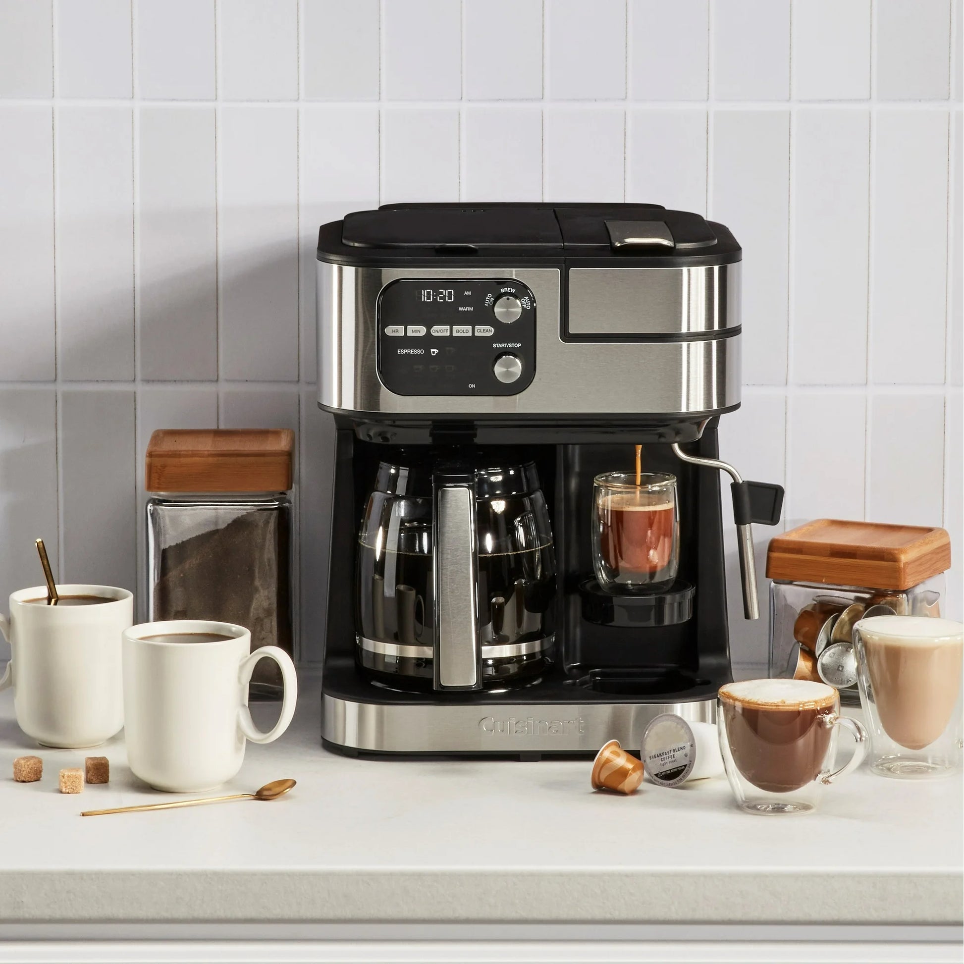 Cuisinart Coffee Center Barista Bar 4-in-1 Coffee Maker, New, SS-4N1 - BrewMaster's Elite