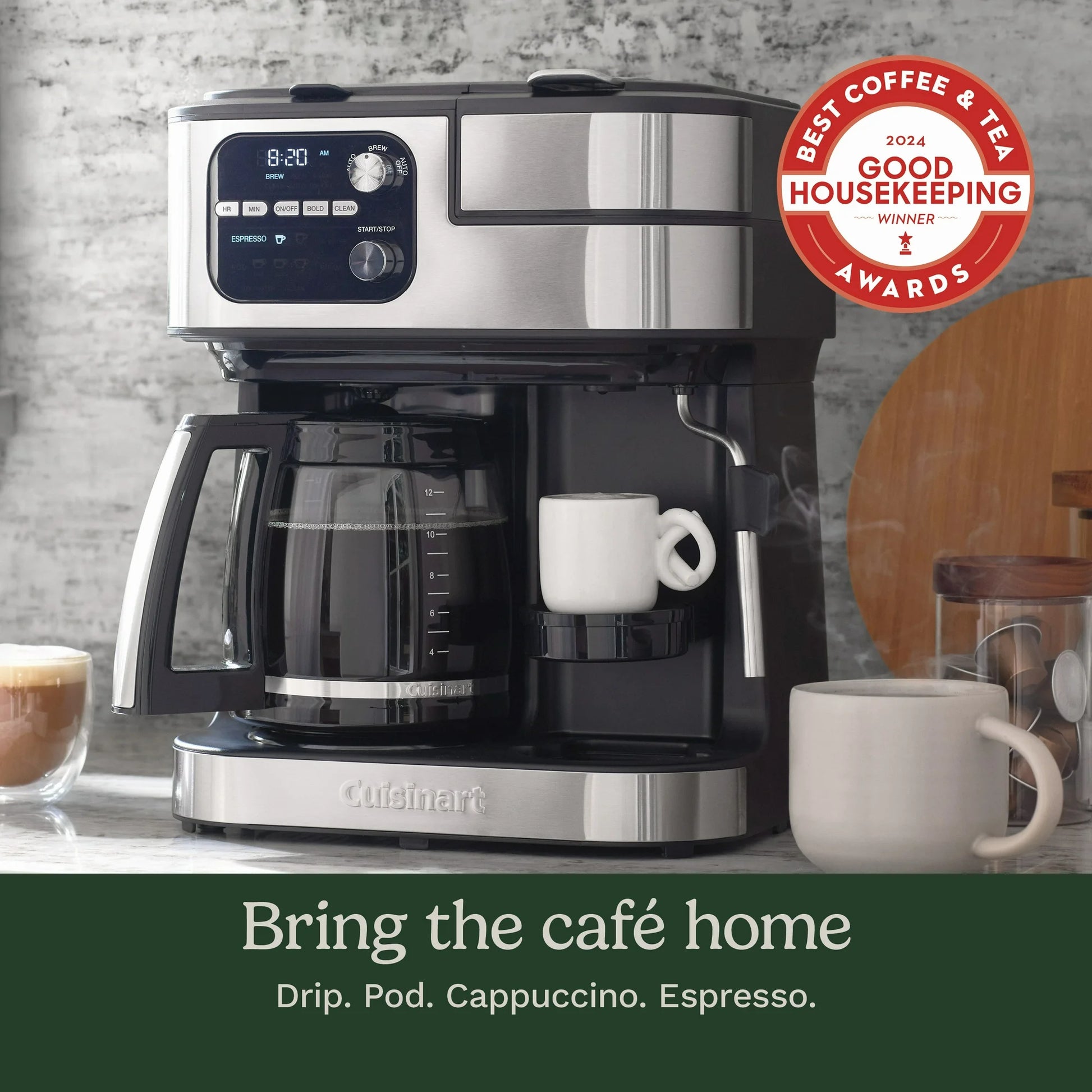 Cuisinart Coffee Center Barista Bar 4-in-1 Coffee Maker, New, SS-4N1 - BrewMaster's Elite