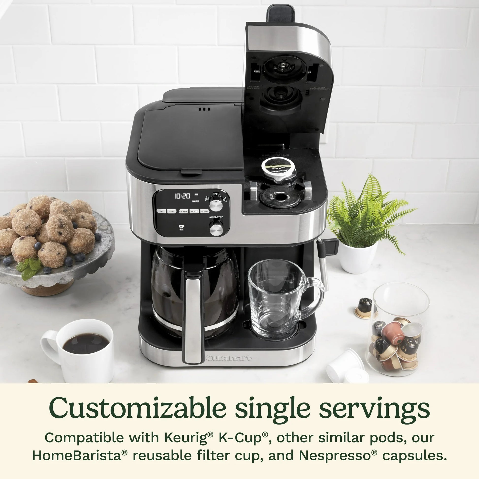 Cuisinart Coffee Center Barista Bar 4-in-1 Coffee Maker, New, SS-4N1 - BrewMaster's Elite