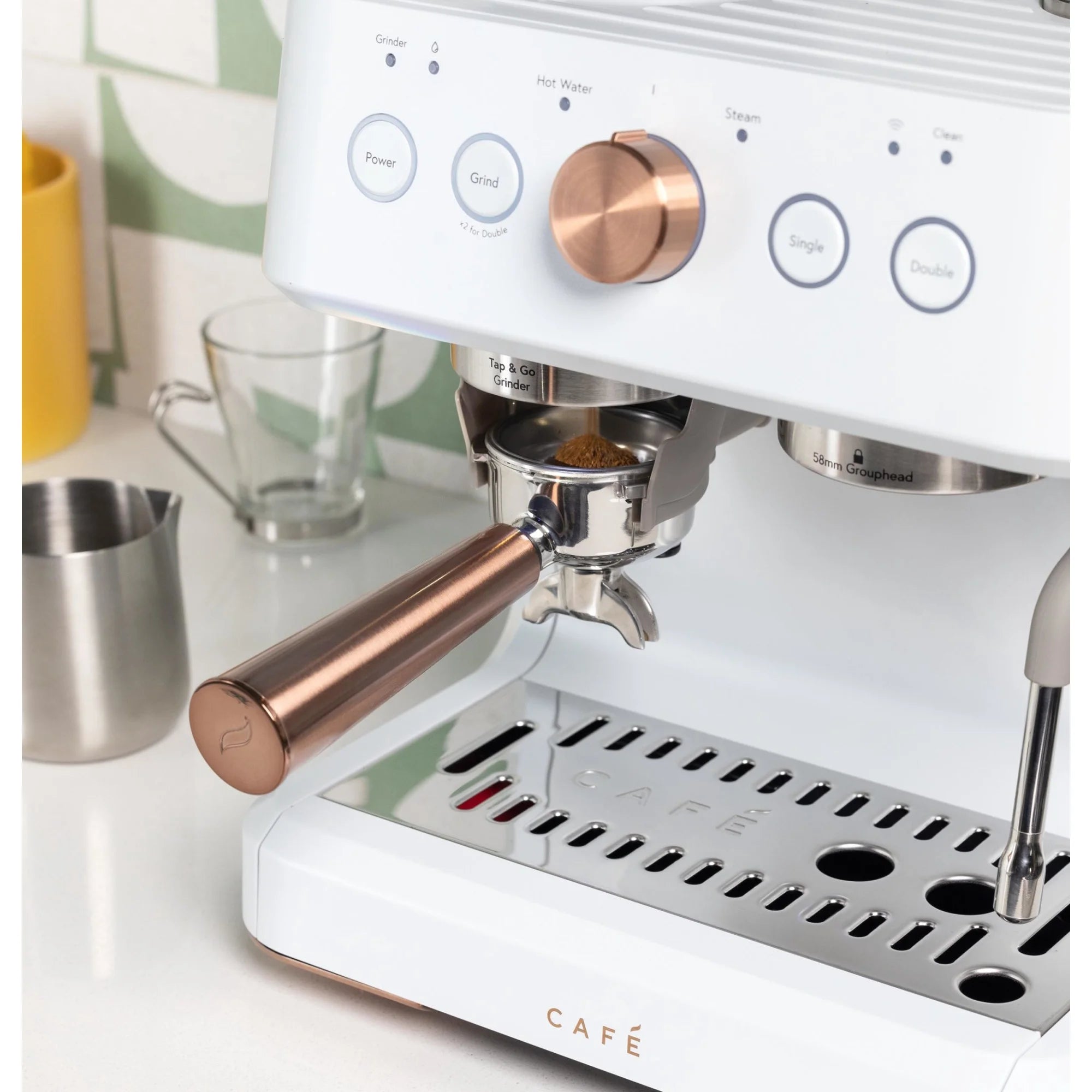 Cafe Automatic Espresso Machine, 15 Bars, Black Espresso Machines - BrewMaster's Elite