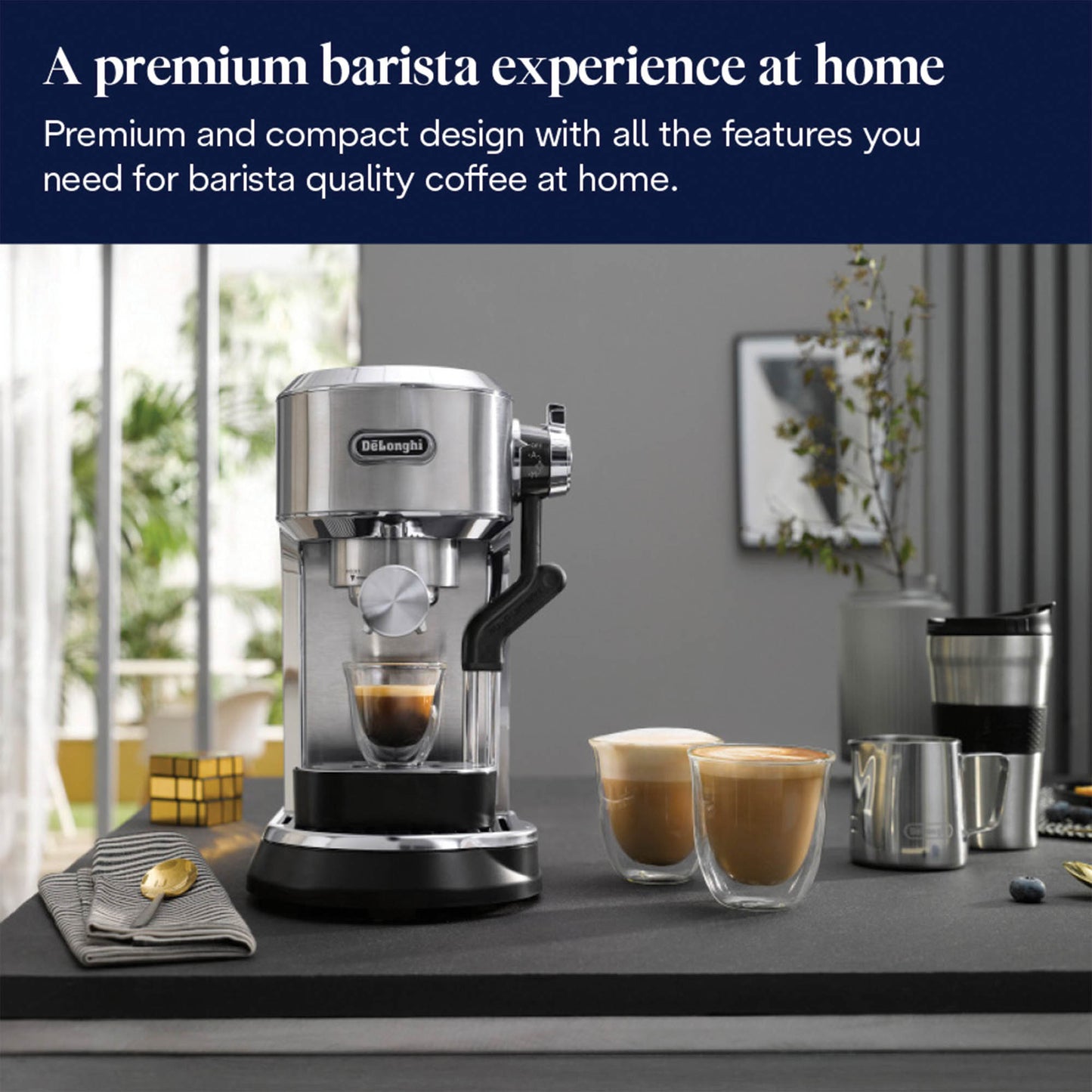 De'Longhi Dedica Maestro Plus Manual Espresso Machine