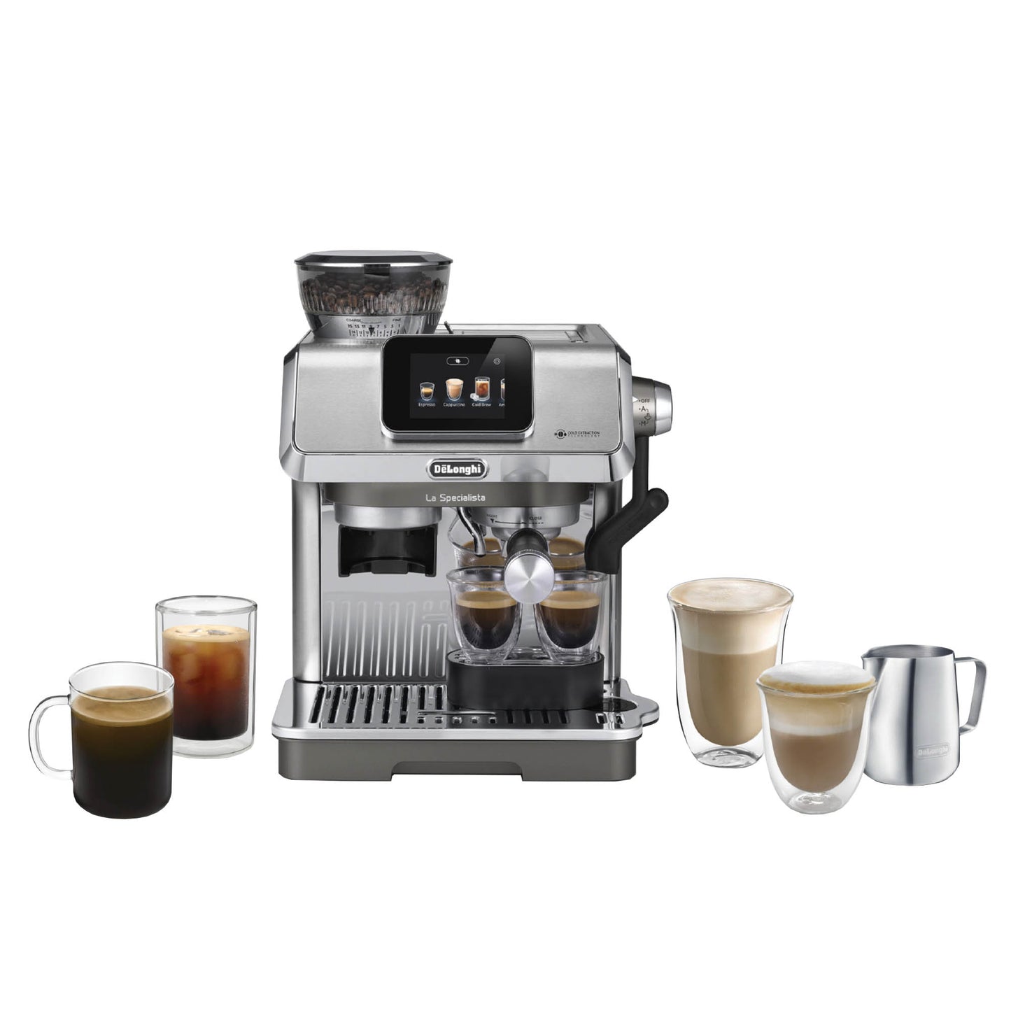 De’Longhi La Specialista Touch Manual Pump Bean to Cup Espresso Coffee Machine