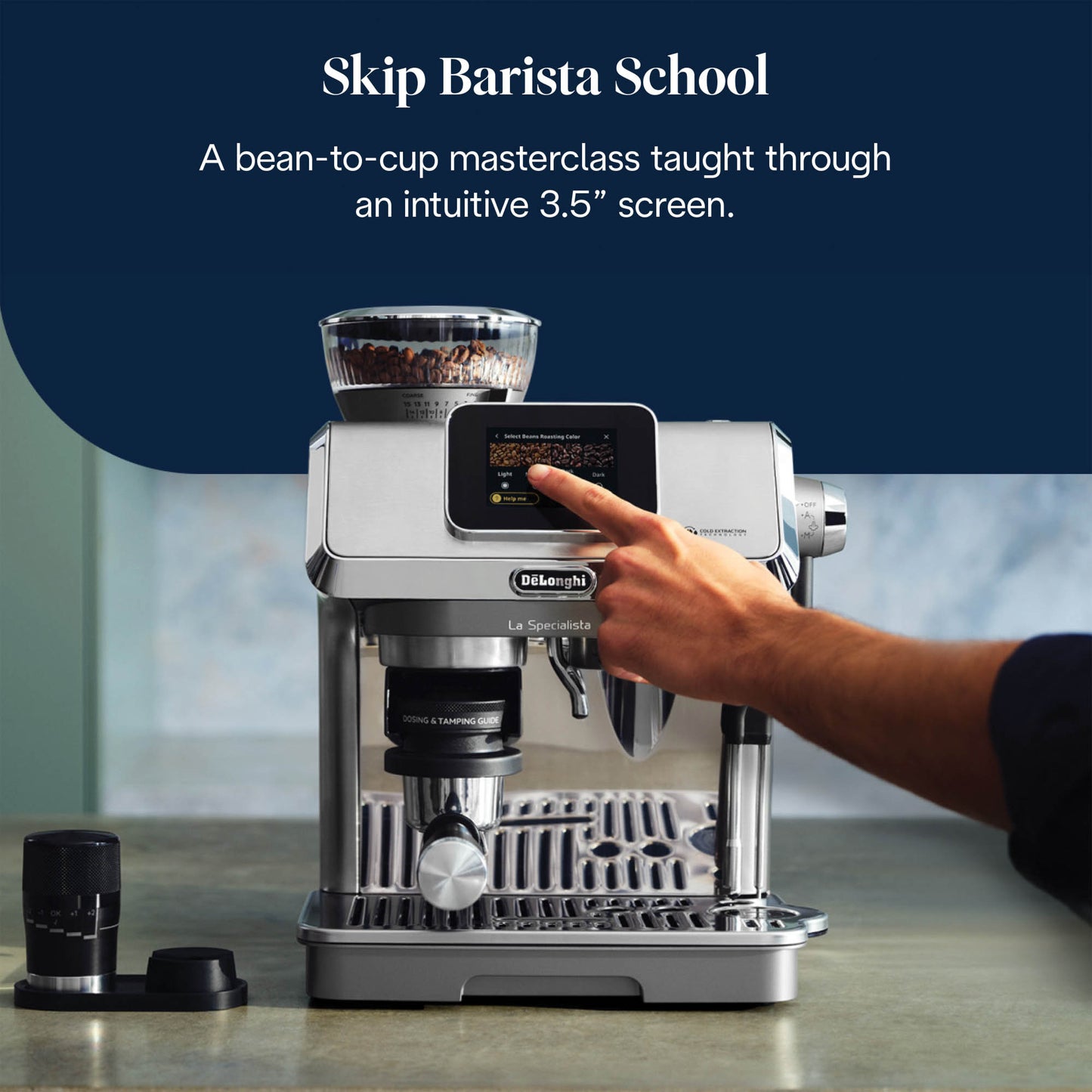 De’Longhi La Specialista Touch Manual Pump Bean to Cup Espresso Coffee Machine