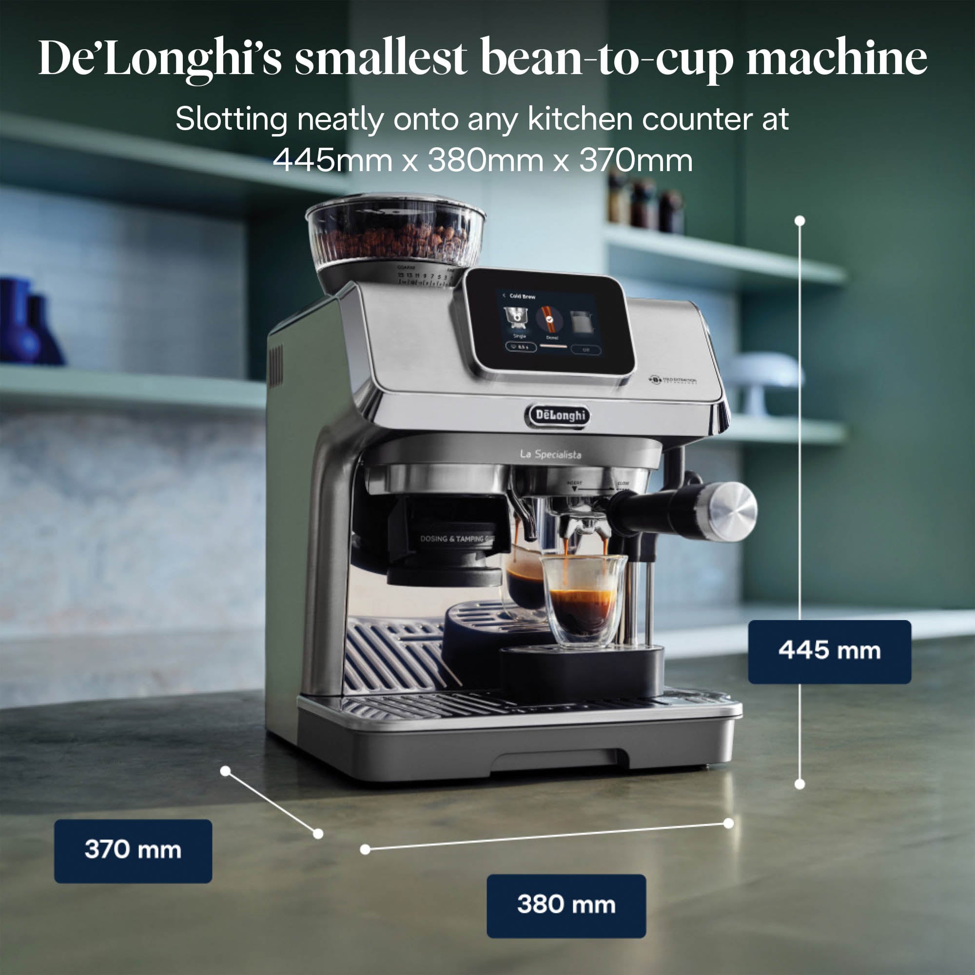 De'Longhi La Specialista Touch Manual Espresso Coffee Machine