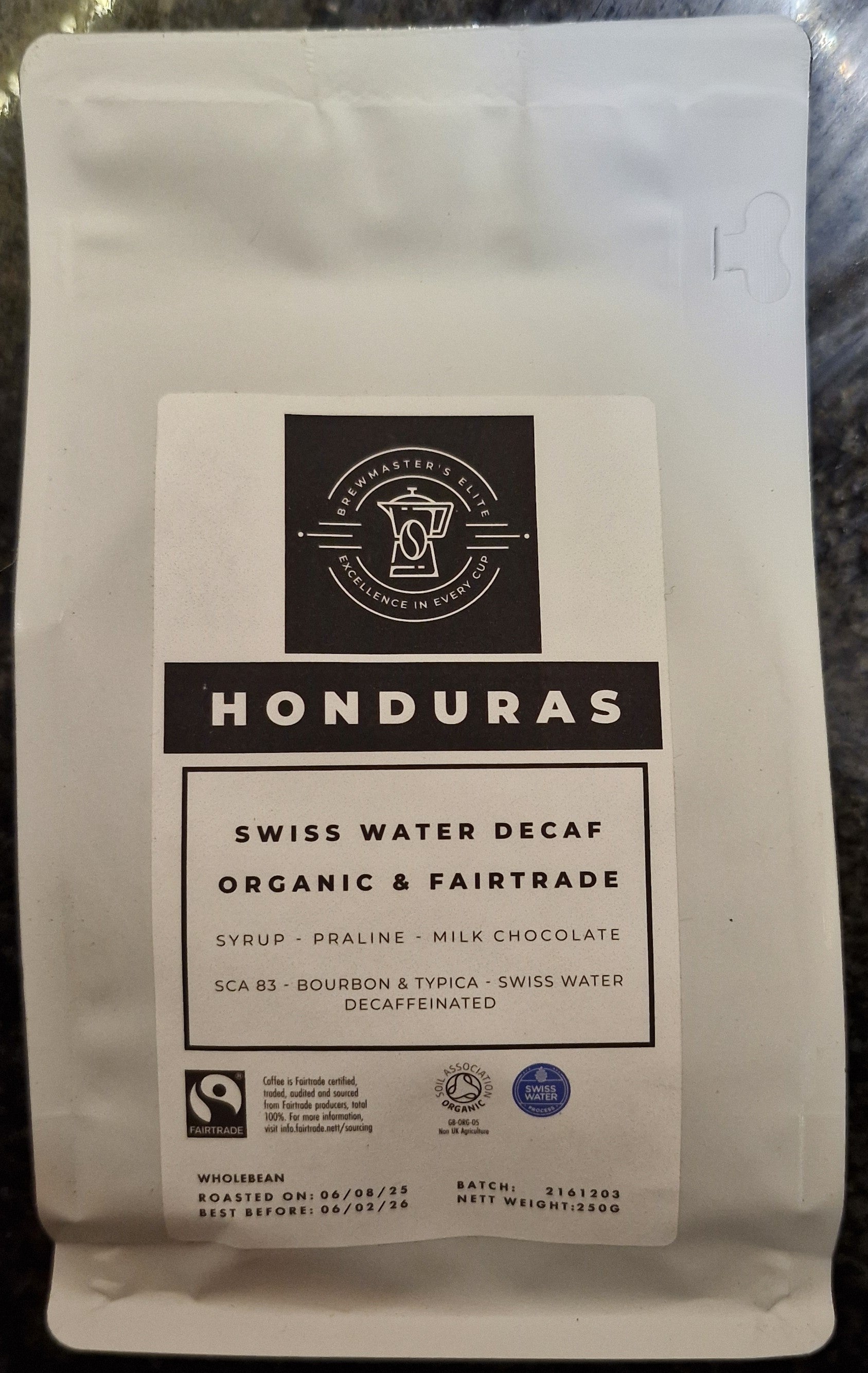 Honduras - Organic & Fair Trade - Decaffeinated - BrewMaster's Elite