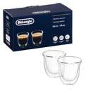 De'Longhi 2 Double Walled Espresso Glasses