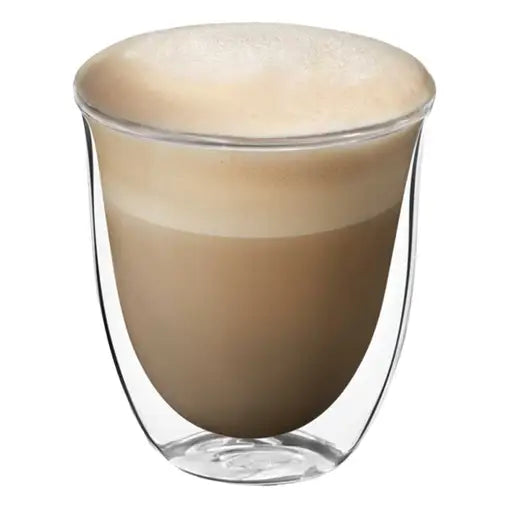 De'Longhi 2 Double Walled Cappuccino Glasses