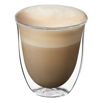 De'Longhi 2 Double Walled Cappuccino Glasses