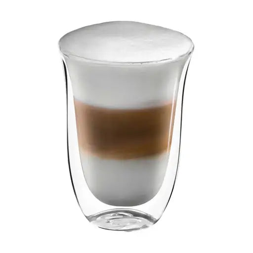 De'Longhi 2 Double Walled Latte Glasses