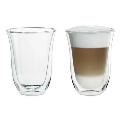 De'Longhi 2 Double Walled Latte Glasses